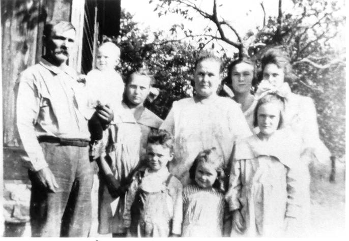 Alex with Ettie and family